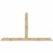Ekena Millwork Portland Rough Sawn Timber Gable Bracket, Douglas Fir, 108"W x 58"H x 4"D x 6"F, 13/12 Pitch GBW108X58X0406POR00RDF - alternate 1
